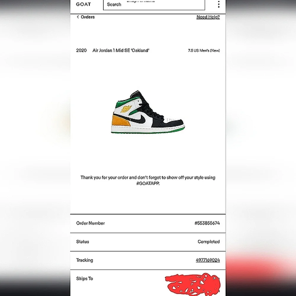 NWOB Nike AirJordan 1 Mid SE 'Oakland' Size 7.5(Men's) (8.5 Womens)